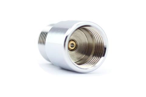 Vue des fils femelles de l'adaptateur Paintball CGA 320