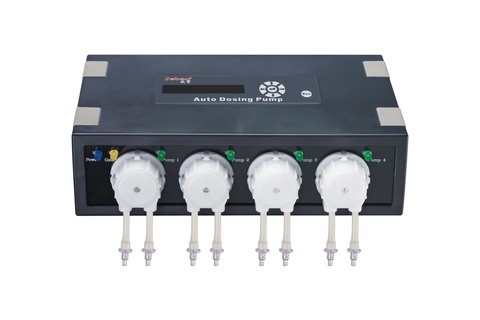 Pompe de dosage d'engrais pour aquarium 4 sorties