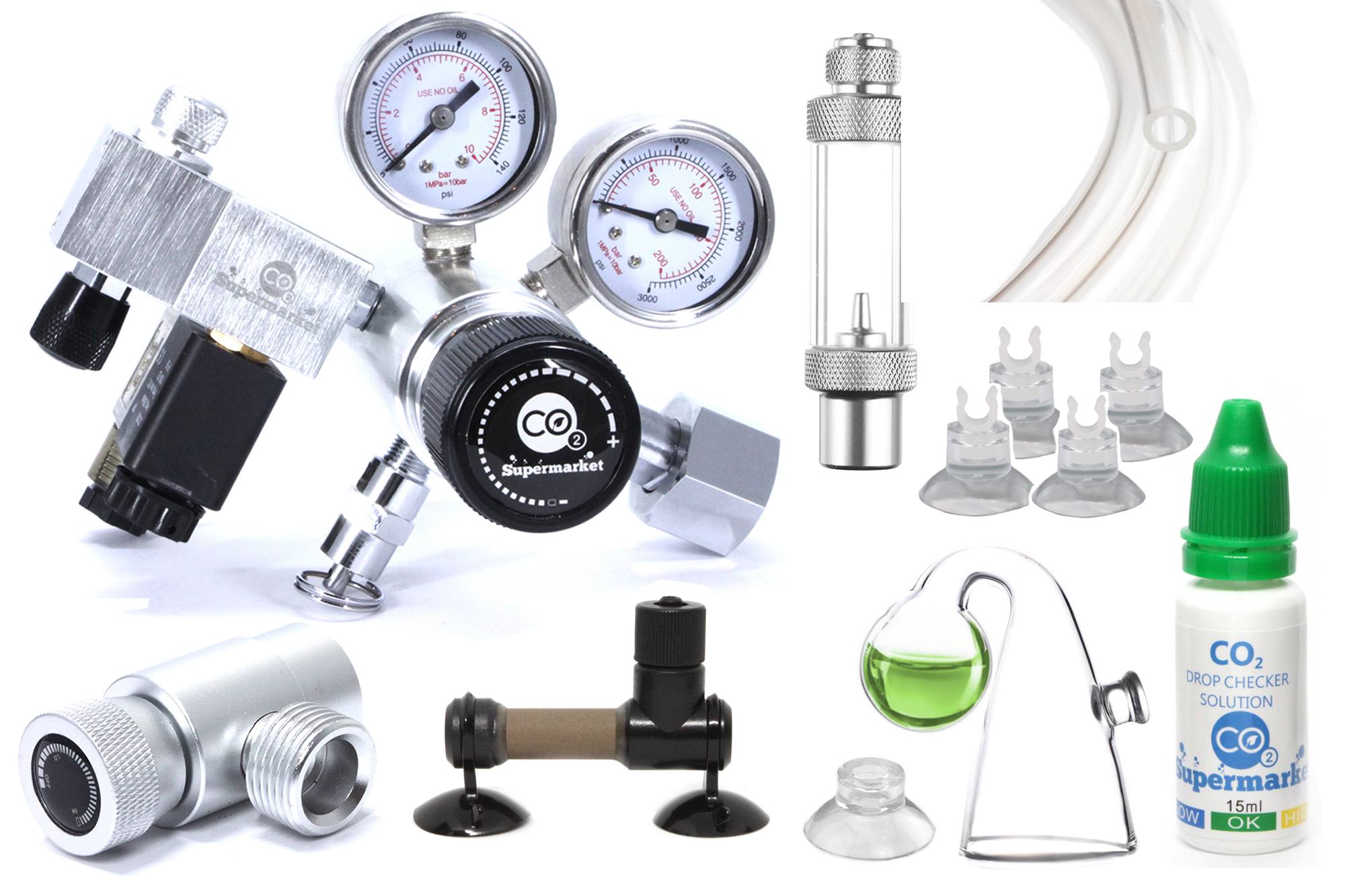 Système De CO2 à Deux étages UltimatePro Pour Réservoir D'aquarium