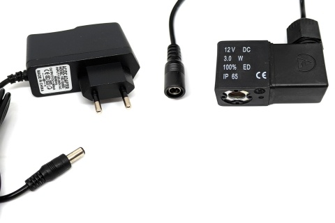 Bobine de solénoïde 12V DC et transformateur Euro