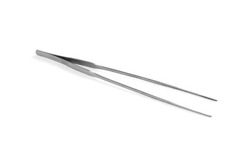Pinces à épiler Pour Reptiles Et Aquarium - Lot De 2 (droite Et Courbée) - 27 Cm - Acier Inoxydable Noir Anti-rouille