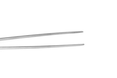 Gros plan photo de boutons de pincettes droites pour plantes d'aquarium